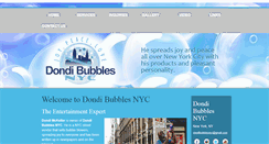 Desktop Screenshot of dondibubblesnyc.com