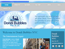 Tablet Screenshot of dondibubblesnyc.com